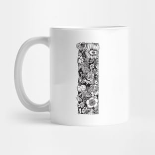 Floral Letter I Mug